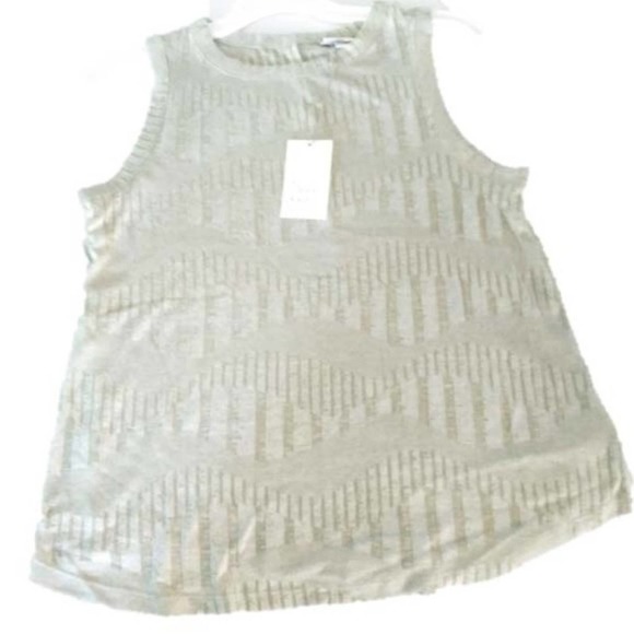 NWT Case Pack of 6 Jacquard Olive Green Sz M Tank Top - Picture 2 of 9
